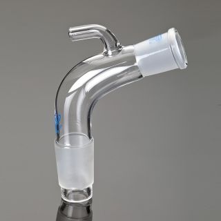 Adaptador curvo c/2IN29/32 e oliva lateral Glassco