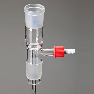Adaptad.Recto P/Vácuo Inf14/23 + Inm19/26 E Tubuladura E Rosca Glassco