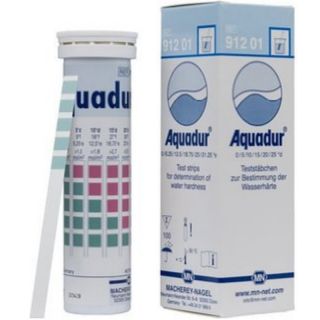 AQUADUR® P/DETERMINAÇÃO SEMI-QUANTITATIVA DUREZA AGUA MN (CX.100 TIRAS)